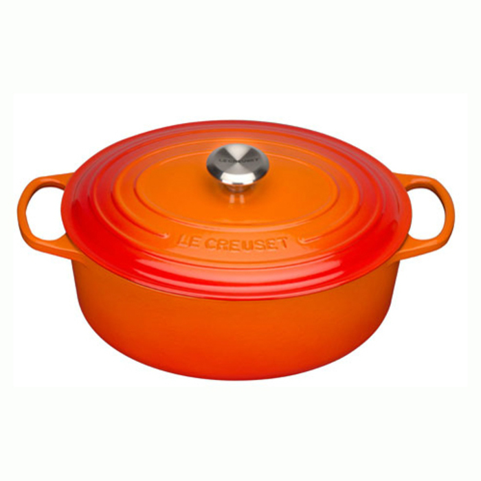 Гусятница / жаровня с крышкой 31 см, оранжевый Le Creuset