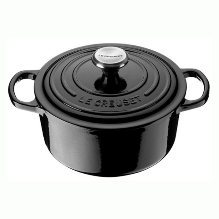 Le Creuset Кастрюля жаровня с крышкой 18 см черный Le Creuset 30850₽