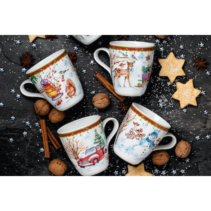 Кружка "Машина с рождественской елкой" 0,4 л Christmas Mugs Seltmann Weiden