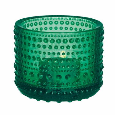 Подсвечник 6,4х7,7 см изумрудный Kastehelmi Iittala