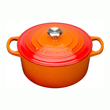 Кастрюля / жаровня с крышкой 28 см, оранжевый Le Creuset