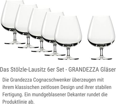 Набор бокалов для коньяка 6 шт. 610 мл, Grandezza Stölzle Lausitz