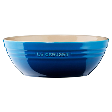 Салатник овальный 21 см, синий Le Creuset