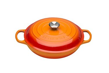 Сковорода-жаровня чугунная 30 см, оранжевый Le Creuset