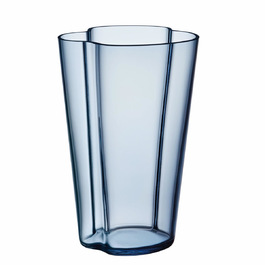 Ваза 22 см синяя Aalto Iittala