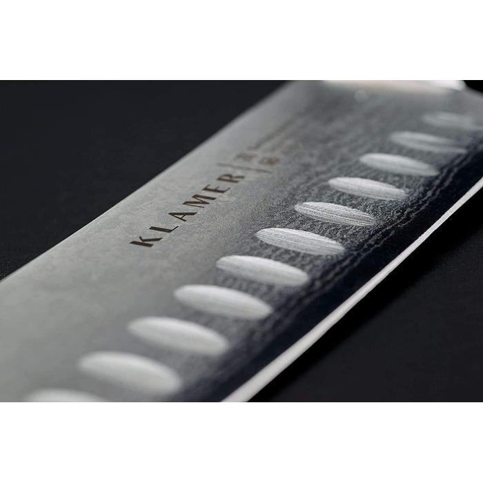 Поварской нож из 67 слоев дамасской стали, 18 см Premium Santoku KLAMER