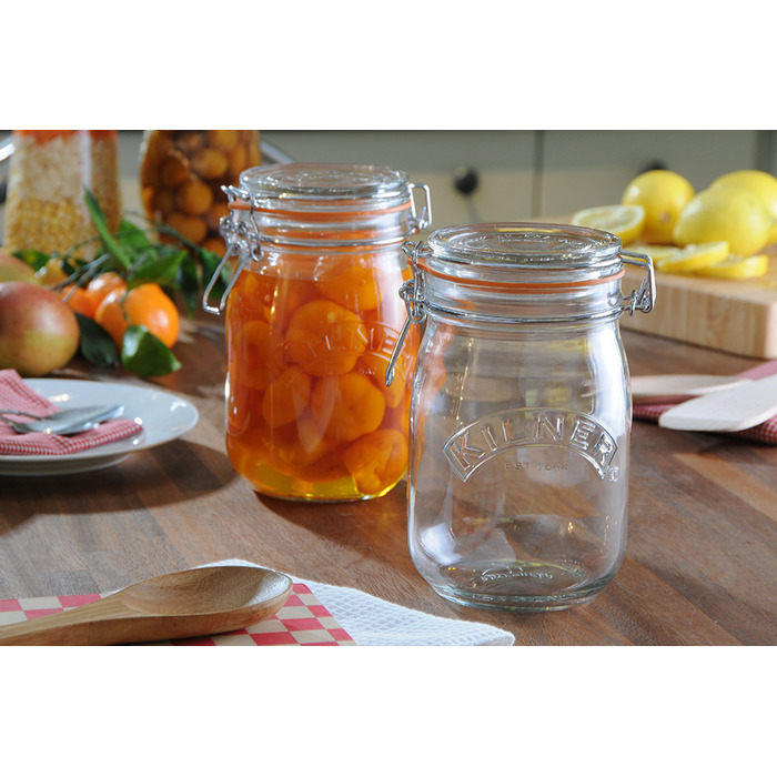 Банка 1 л прозрачная Clip Top Kilner