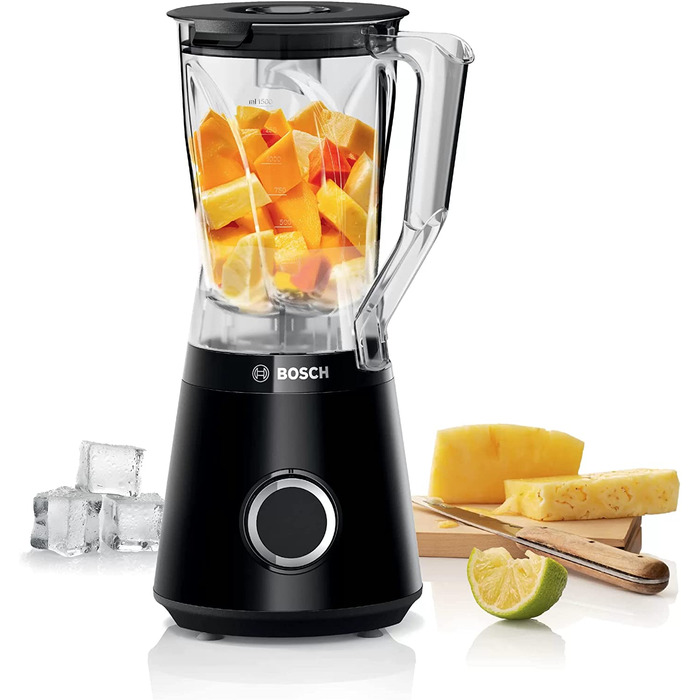 

Bosch Hausgeräte Миксер Bosch VitaPower Series 4 MMB6141B / 1200 Вт / 1,5 л / 30 000 об/мин, Чёрный