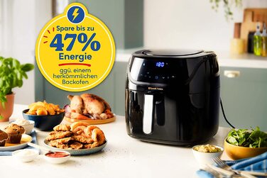 Фритюрница Russell Hobbs XXL / 8 л / 7 функций приготовления / 10 программ