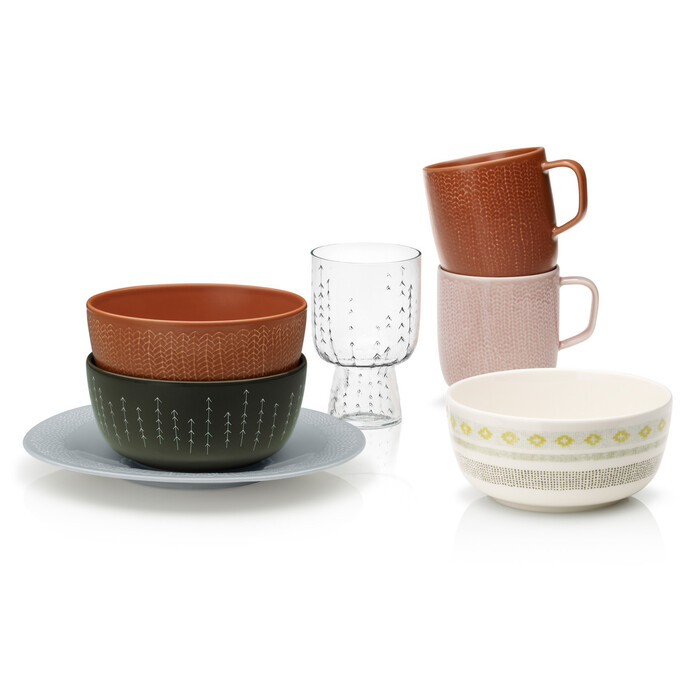 Тарелка глубокая Ø 22 см белая Sarjaton Iittala