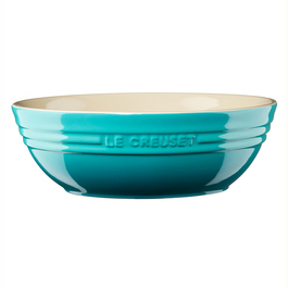 Салатник овальный 23 см, бирюзовый Le Creuset