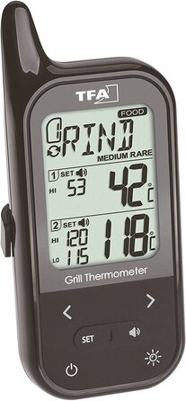 Термометр для гриля TFA Dostmann с двумя зондами