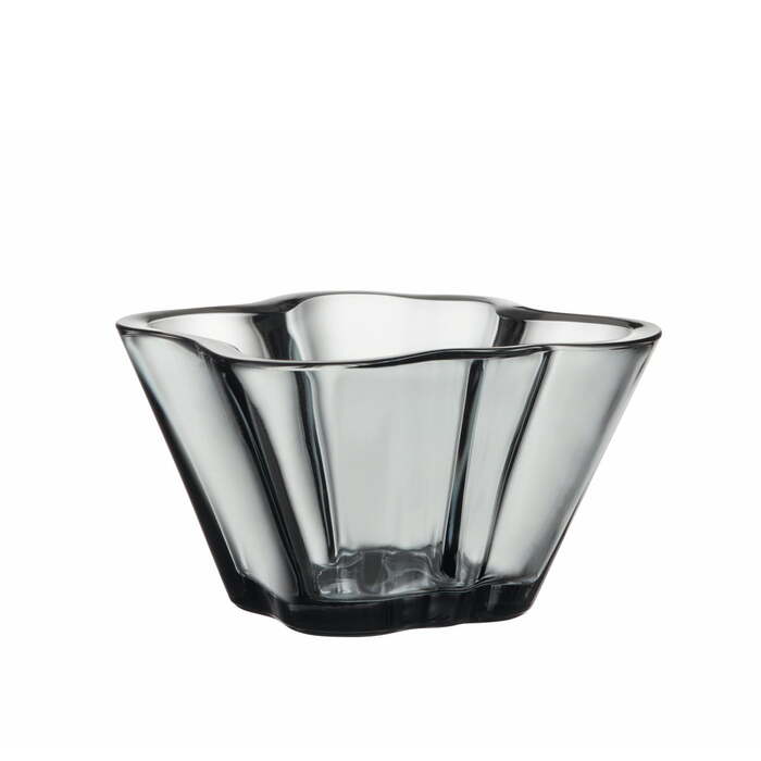 Пиала 7,5x14,5x14 см серая Aalto Iittala