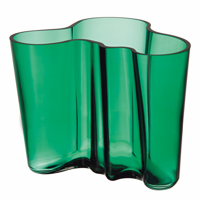 Ваза 16х19х20 см изумрудная Aalto Iittala