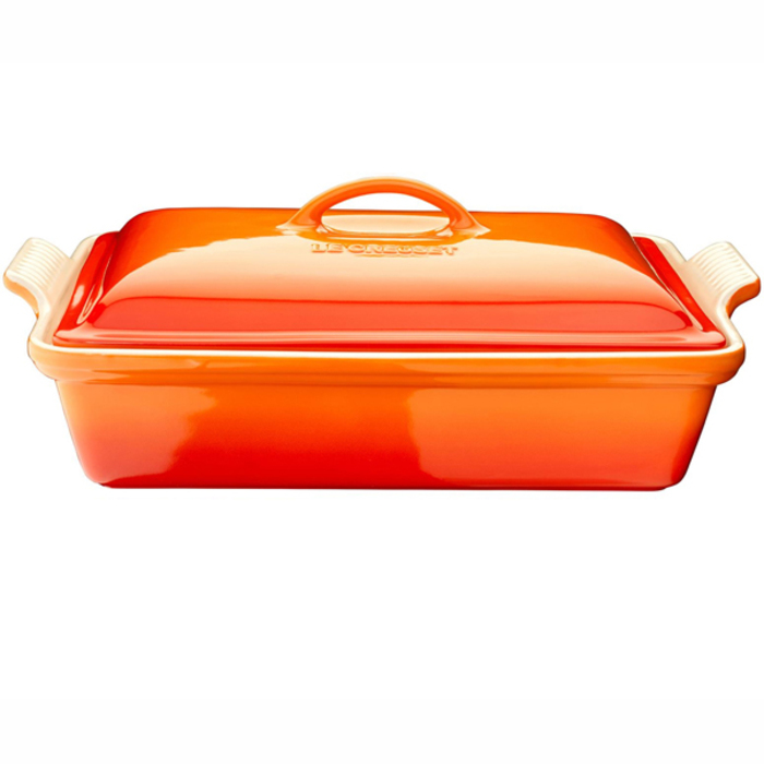 Блюдо для запекания 33 см, оранжевое  Le Creuset