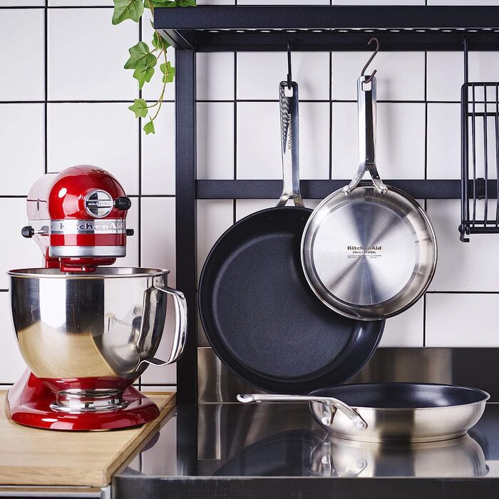 Набор сковородок из нержавеющей стали 3 предмета CC003572-001 KitchenAid