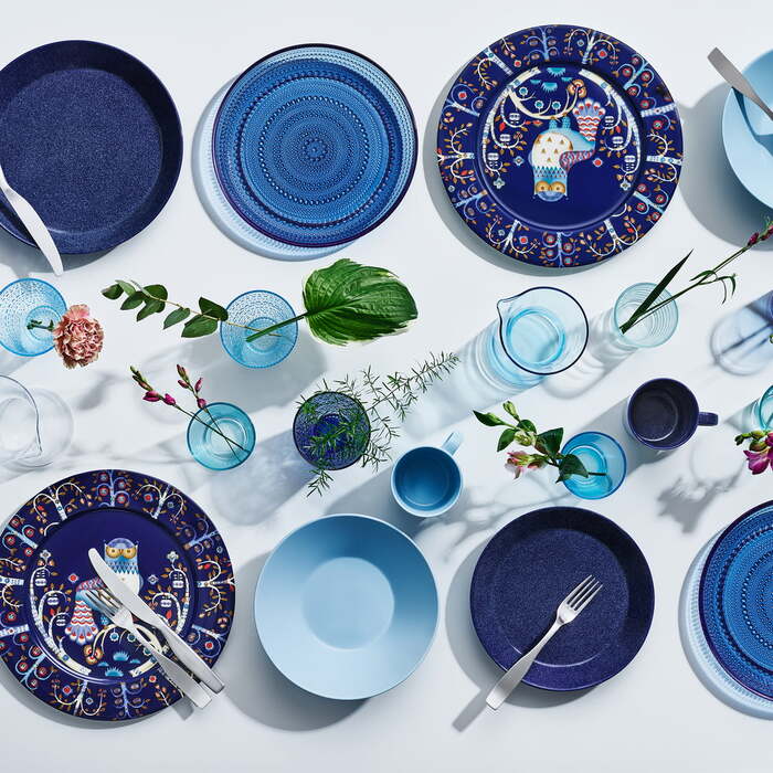 Блюдце к чашке для эспрессо Ø 11 см синее Taika Iittala