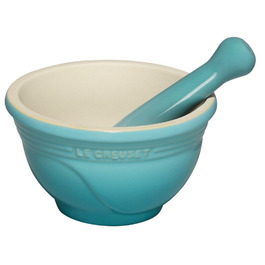 Ступка с пестиком 0,5 л, голубой Le Creuset