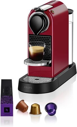 Капсульная кофемашина 1 л 1260 Вт, красная Nespresso XN7415 Krups