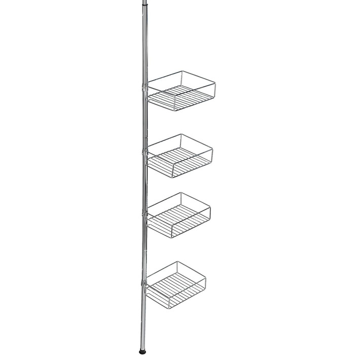 Телескопическая полка 25 x 65-275 x 20 см, глянцевая WENKO Domaso