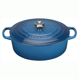 Гусятница / жаровня с крышкой 27 см, синий Le Creuset