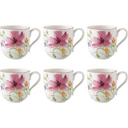 Набор из 6 чашек для кофе Villeroy & Boch Mariefleur Basic 260 мл