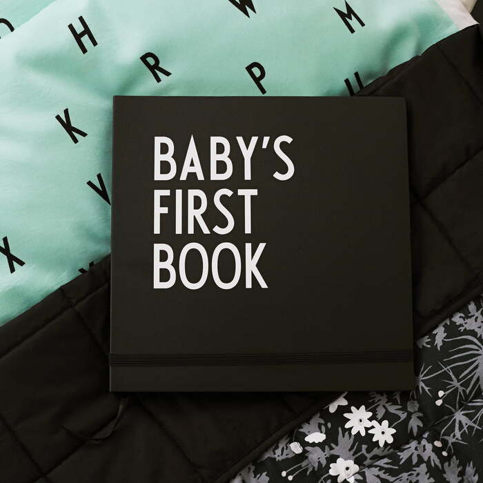 Блокнот 2,5x25x25 см розовый Baby's First Book Design Letters