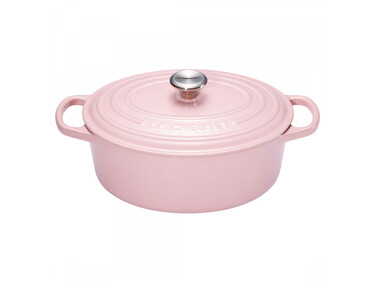 Гусятница / жаровня 29 см, Chiffon Pink Le Creuset