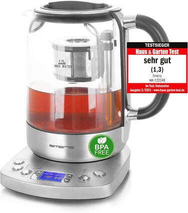 Электрочайник 1,7 л 2200 Вт Emerio