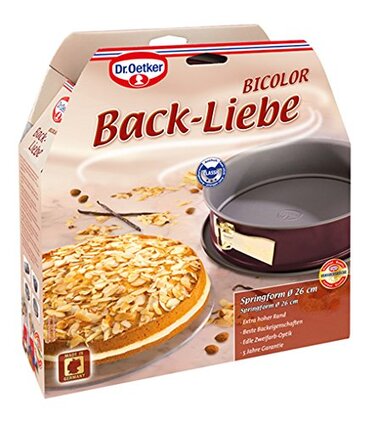 Форма для выпечки разъемная круглая красная Ø 26 см Back-Liebe Bicolor Dr. Oetker