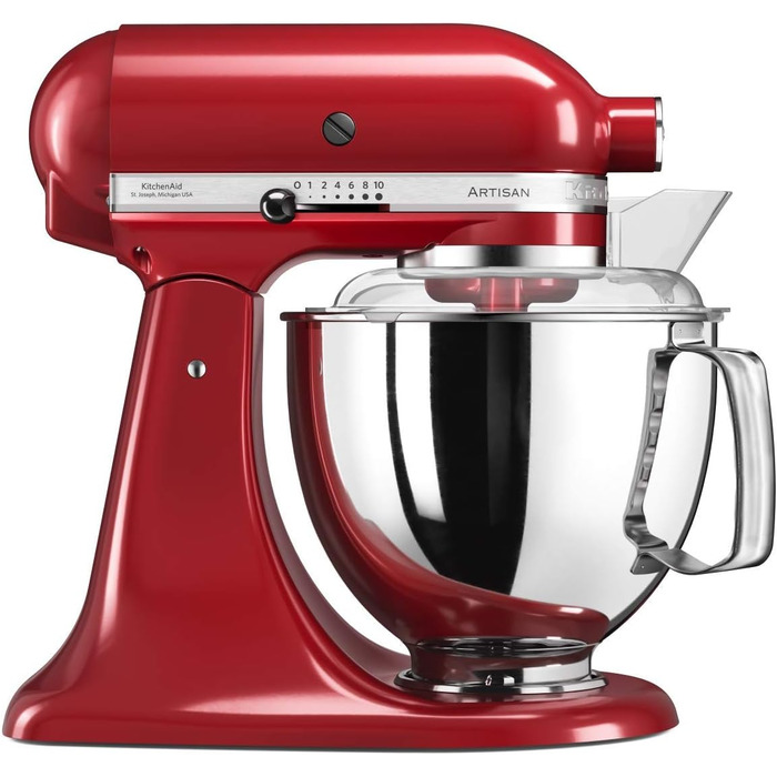 

KitchenAid Кухонный комбайн 4.8 л, 300 Вт, 10 скоростей, красный Artisan Empire 5KSM175 KitchenAid