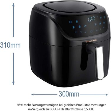 Фритюрница Russell Hobbs XXL / 8 л / 7 функций приготовления / 10 программ